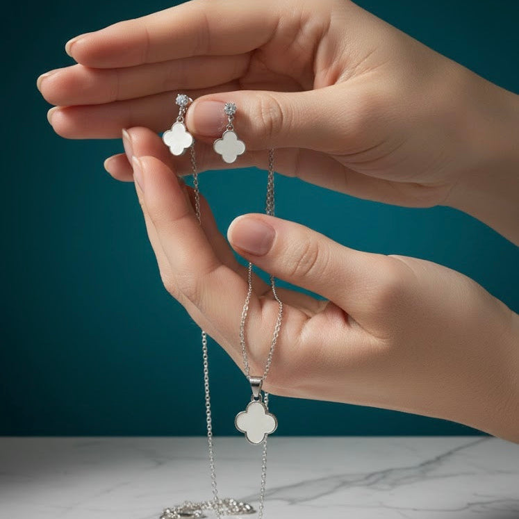 White Petal Garden Set