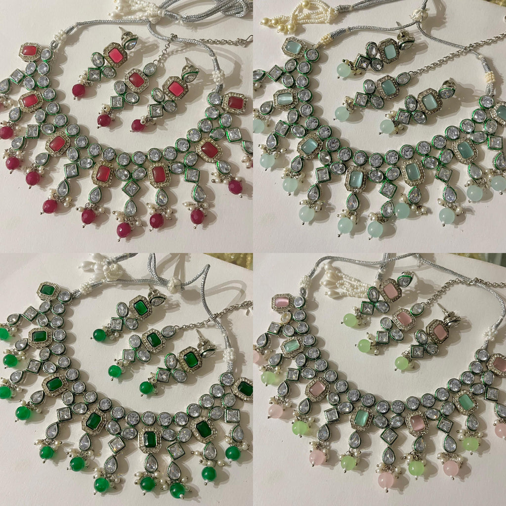 The Royal Pastel Gala Set  (multi-colored stone sets)