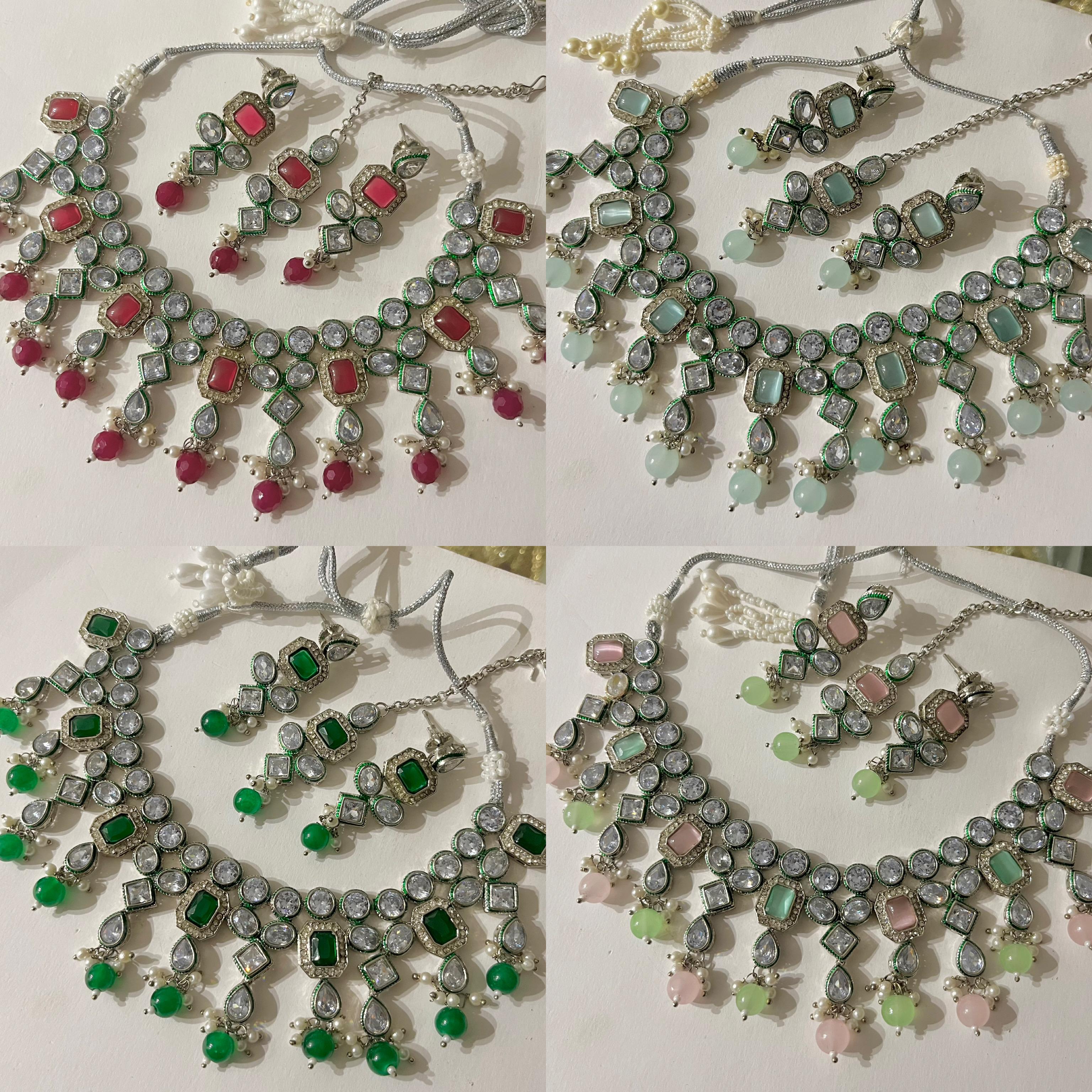 The Royal Pastel Gala Set  (multi-colored stone sets)
