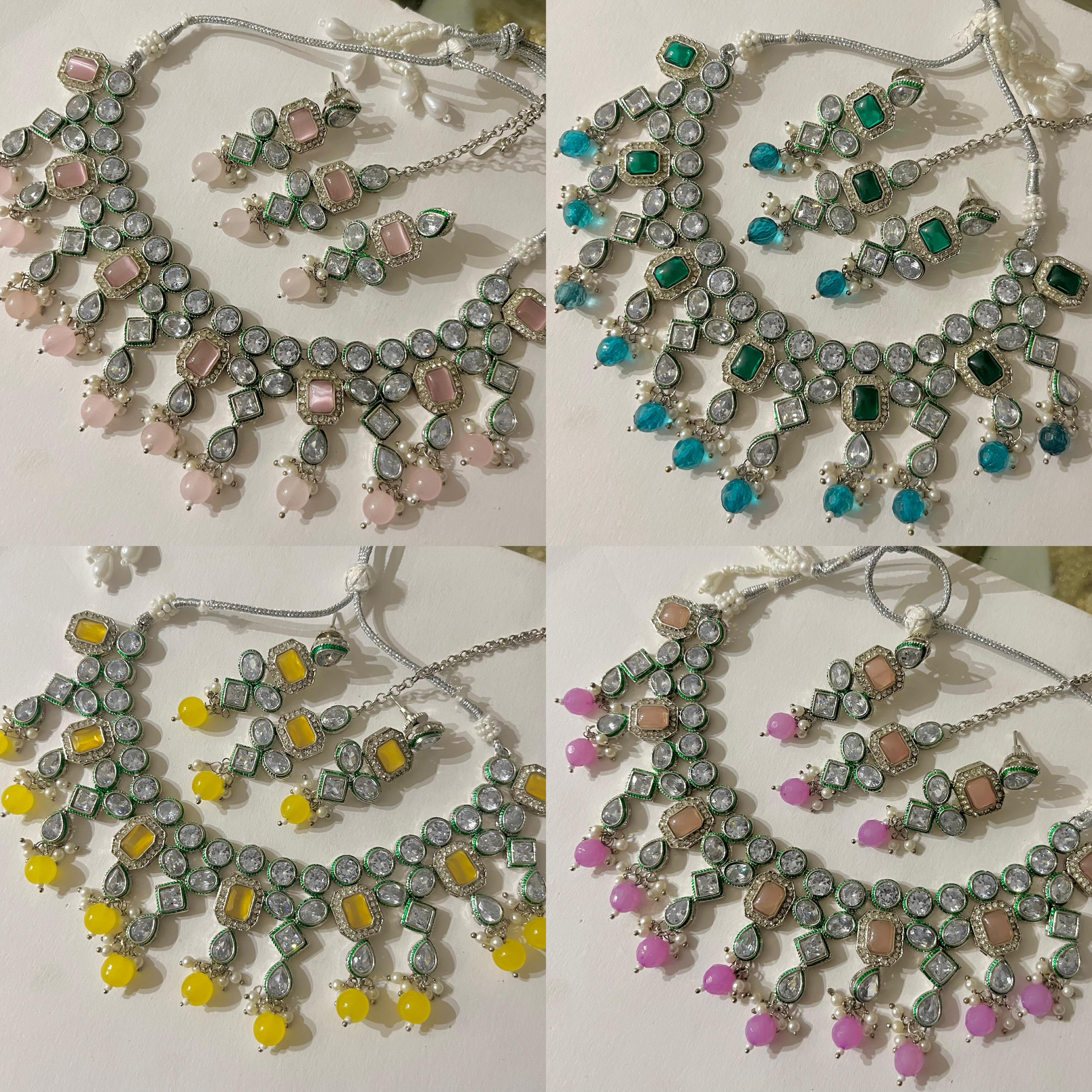 The Royal Pastel Gala Set  (multi-colored stone sets)