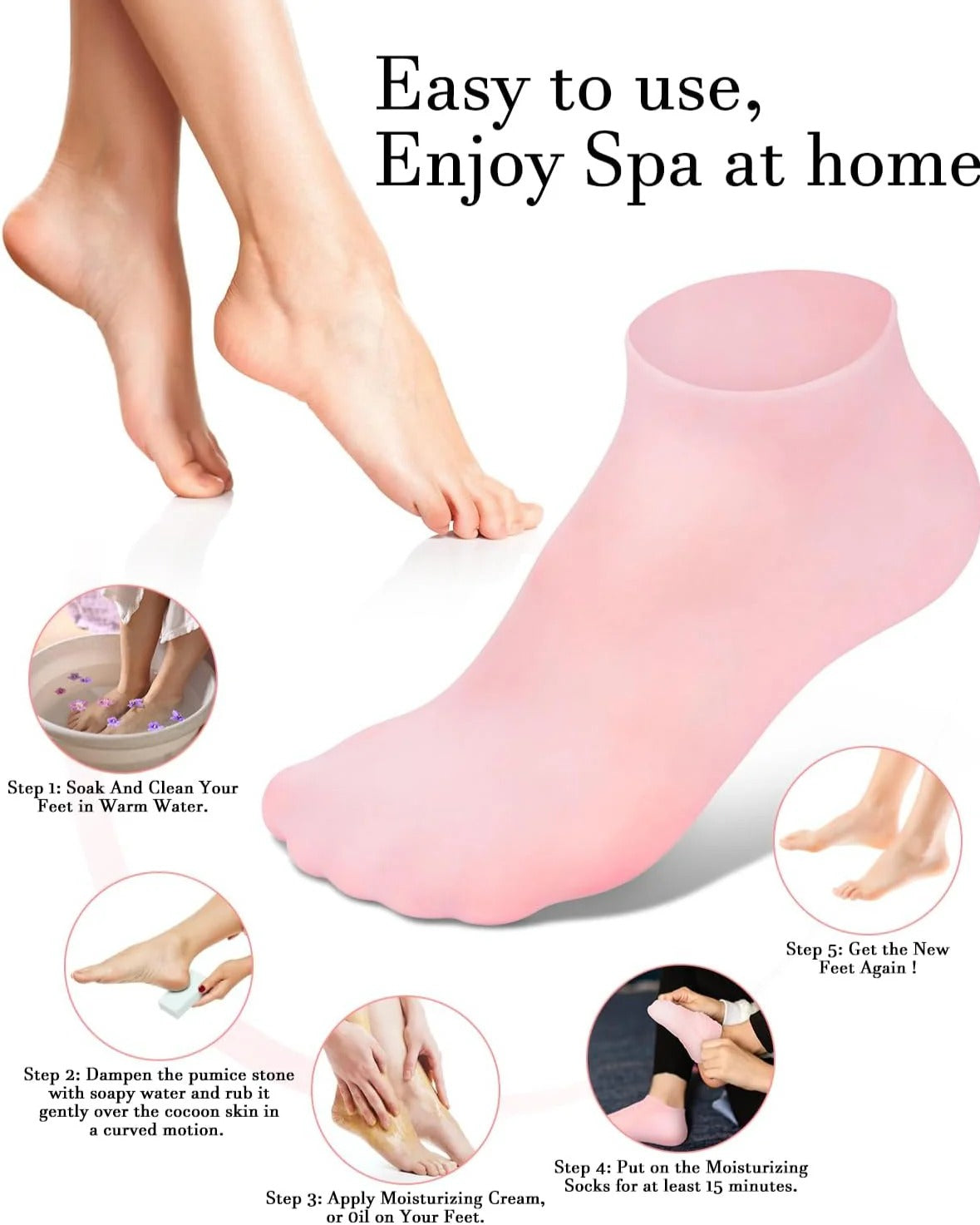 Silicone Socks For Dry Feet