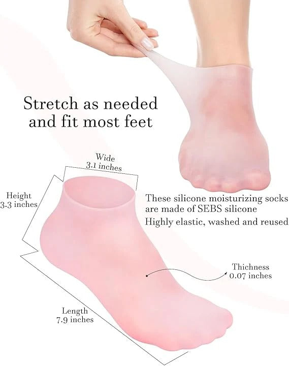 Silicone Socks For Dry Feet